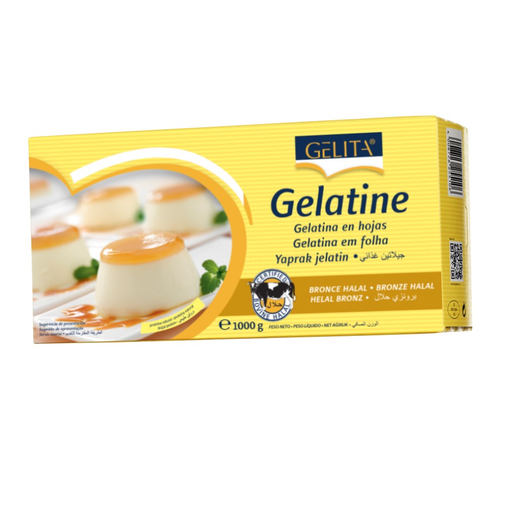 HALAL BRONZE LEAF GELATIN / SHEET GELATIN